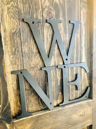 Personalized Metal Letters Home Decor