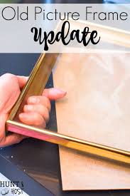 gold picture frame into stylish decor
