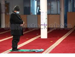 Oldham arditex trained in self levelling 2015. A Member Of The Muslim Community In Oldham Takes Part In A Prayer Service At The European Islamic Centre In Oldham Greater Manchester Picture Date Thursday February 25 2021 Stock Photo Alamy