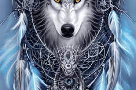 white spirit wolf fantasy native
