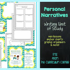 Writing Lesson Plans Personal Narrative View A Plan