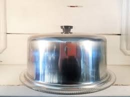 Vintage Stainless Steel Cake Cover With