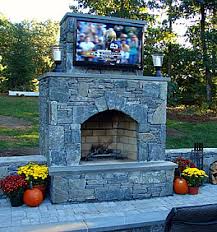 An Outdoor Tv Keeps The Fun In The