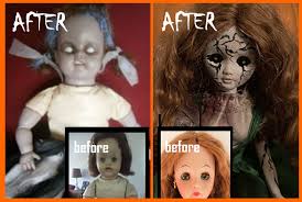 how to make a haunted doll halloween prop