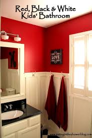Bathroom decor ross red gold ideas decorations college cute. Red White And Black Bathroom Decor Trendecors