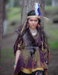 native american indian woman portrait