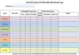 workout tracker template 10 free
