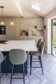 modern kitchen with vinyl floors