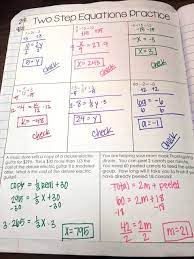 Solving Equations Inb Pages Math