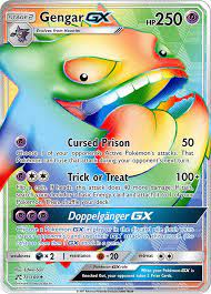 Rainbow rare cards of cosmic eclipse. Gengar Gx Rainbow Rare Custom Pokemon Card Pokemon Cards Legendary Cool Pokemon Cards Pokemon Cards