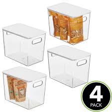 plastic storage bin box container