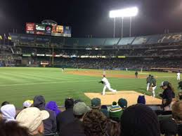 oakland coliseum section 127 home of