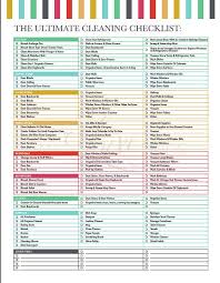 The Ultimate House Cleaning Checklist Printable Pdf Daily Planner