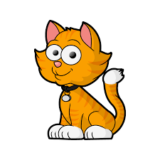 free cartoon cat vector clip art