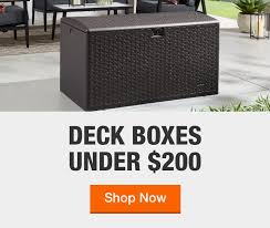 deck boxes outdoor storage the home