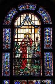 Wall Mural Stained Glass Church Window