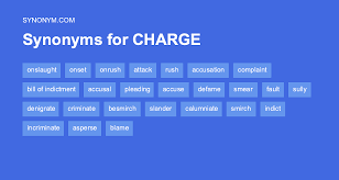 another word for charge synonyms