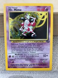 Free pokemon card price guide and trends, updated hourly. Mavin Ex Mr Mime Jungle Unlimited Holo Rare 6 64 Pokemon Card