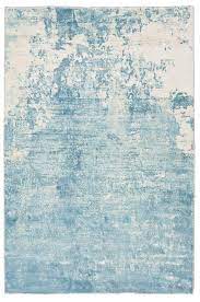 handloom modern rug blue 180 x 120 cm