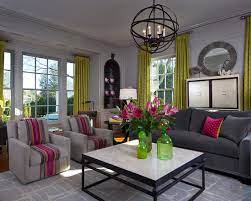 pink for chic living room decor