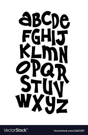 hand lettering font alphabet royalty