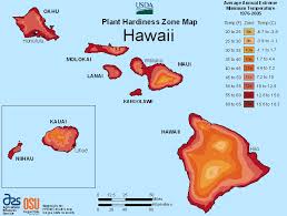 map of hawaii plant growing zones