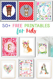 Nursery And Kids Wall Art Free Printables