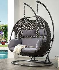 Vasant Outdoor Wicker Patio Swing Chair