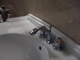 The best way to correct any such damp spots or leaks is to locate the exact both types of drain pipes will require specific glue and primer to fix the new fixtures replacing the one that is leaking. How To Replace A Leaky Bathroom Faucet Hgtv