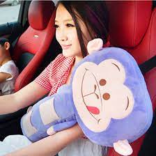 Children Plush Cartoon Lion Car Seat