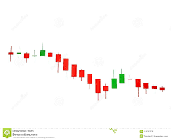Candlestick Chart Or Business Concept Stock Image Image