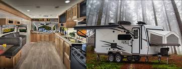 the rockwood roo hyrbird travel trailer