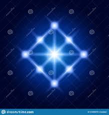 Vector Shine Rhombus Sacred Geometry Spiritual Sign Stock