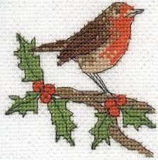 Dmc Robin Free Pattern For Christmas Cards And Decorations