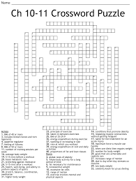 ch 10 11 crossword puzzle wordmint