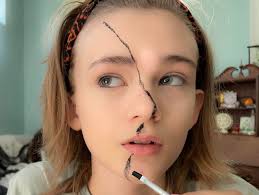 diy creeping beauty makeup tutorial