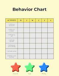 13 free printable behavior charts in
