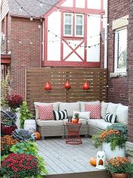 furnish and decorate a small deck