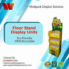 cardboard floor stand display units