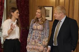Carrie symonds is a pr guru currently in a relationship with boris johnson. Boris Johnson And Carrie Symonds Offer Glimpse Of Baby Son Wilfred As They Speak To Midwives London Evening Standard Evening Standard