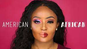 american vs african makeup you