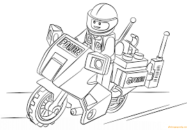 Lego City Motorcycle Police Coloring Pages - Lego Coloring Pages - Coloring  Pages For Kids And Adults