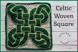 celtic crochet square celtic knot crochet