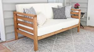 Diy solid wood outdoor sofa 9. Diy Outdoor Couch Angela Marie Made