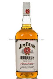jim beam white label 1 liter bourbon