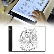 A4 Size Ultra Thin Portable Led Light Box Led Artcraft Tracing Light Pad Board Tablet W 3 Level Dimmable Brightness Must Have For Tattoo Drawing Streaming Sketching Animation Stenciling Walmart Com