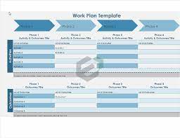 work plan timeline free excel