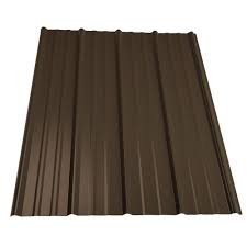 Metal Sales 10 Ft Classic Rib Steel Roof Panel In Burnished Slate