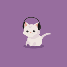 Mystique john krasinski celebs humphrey bogart jenna fischer. A Cat With Headphones I Think He Is Listening To Jazz Tumblr