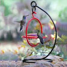 Sphere Hummingbird Feeder Red With